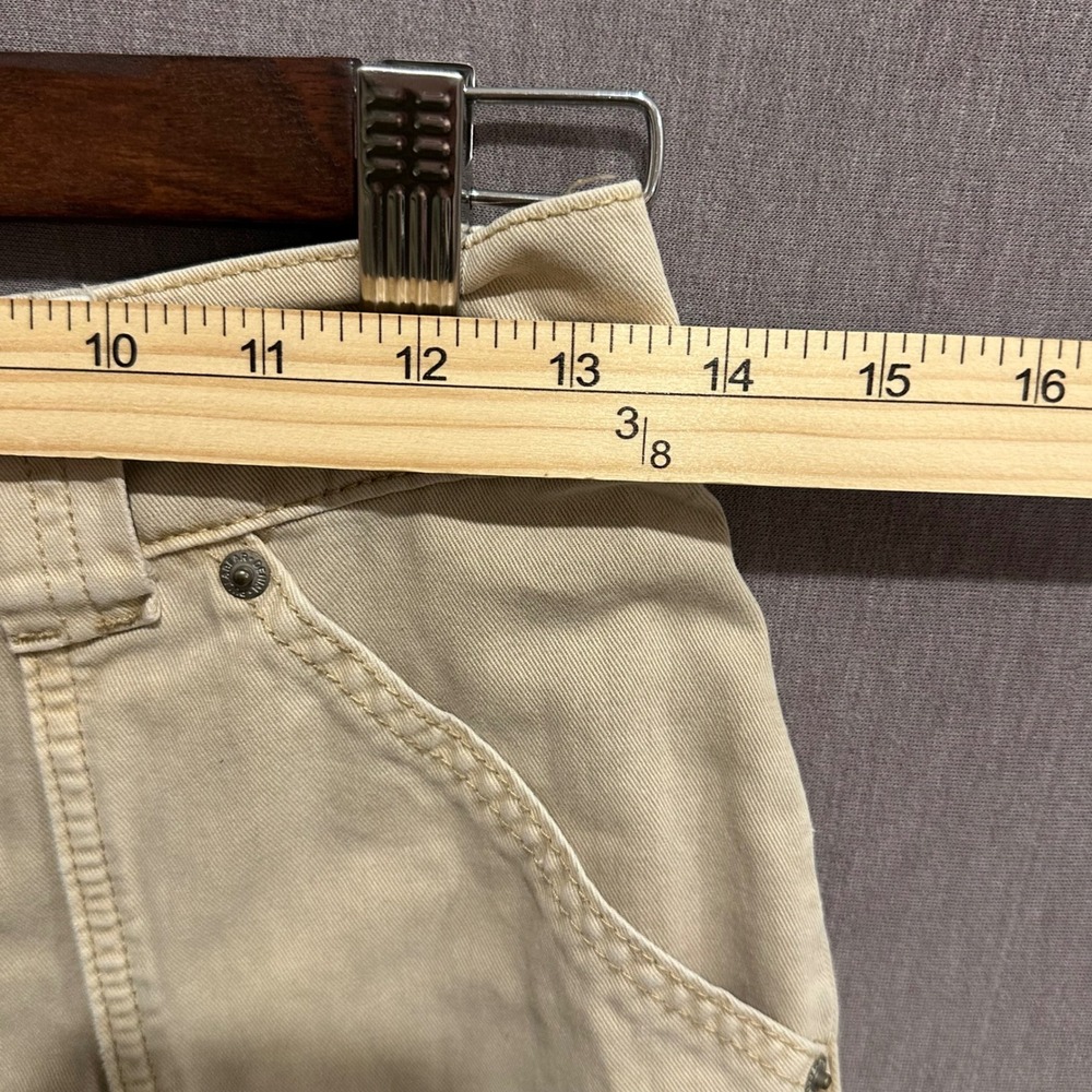 Pull Bear Tan Cargo Pants Drawstring Hem Utility … - image 7